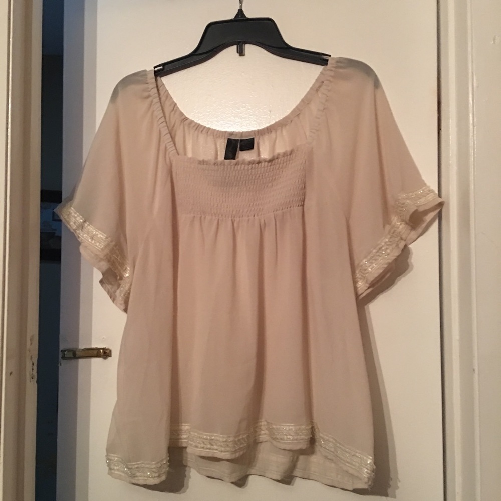 Cream Colored Blouse